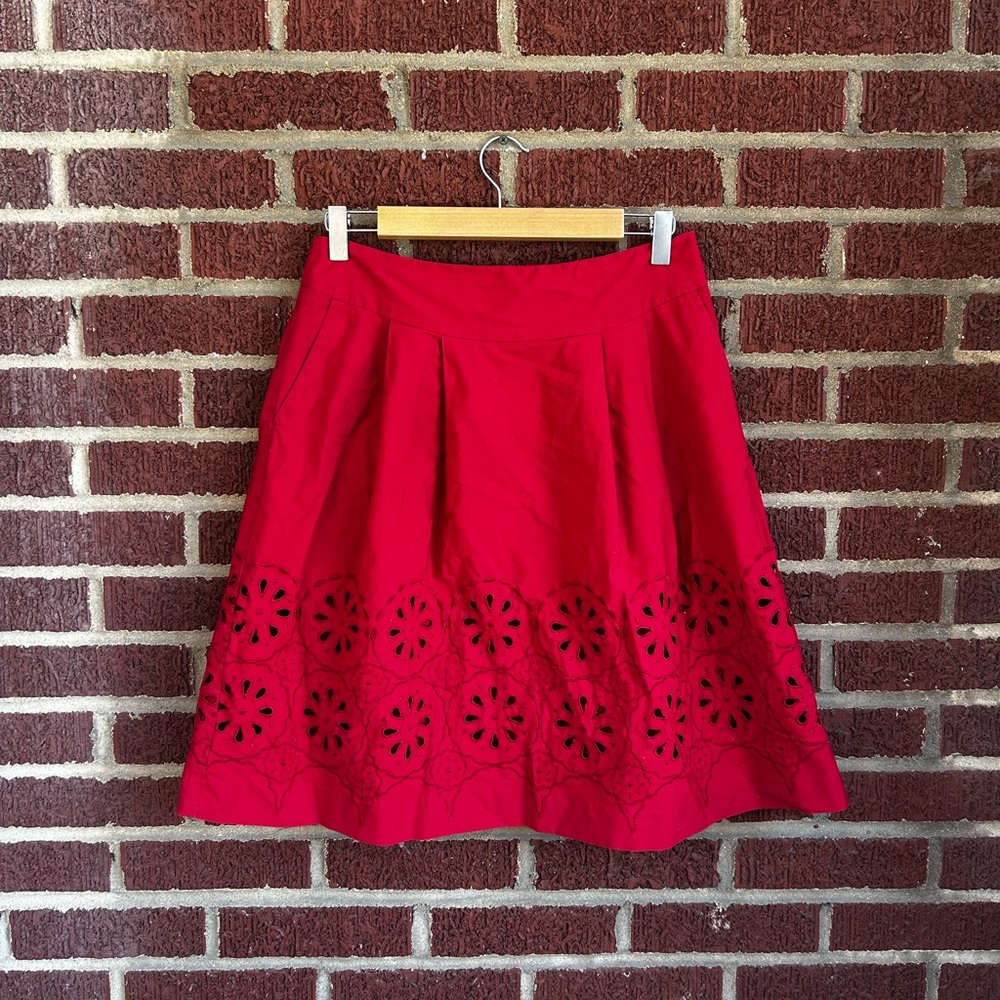 Red Loft Ann Taylor Skirt Size 4 Petite